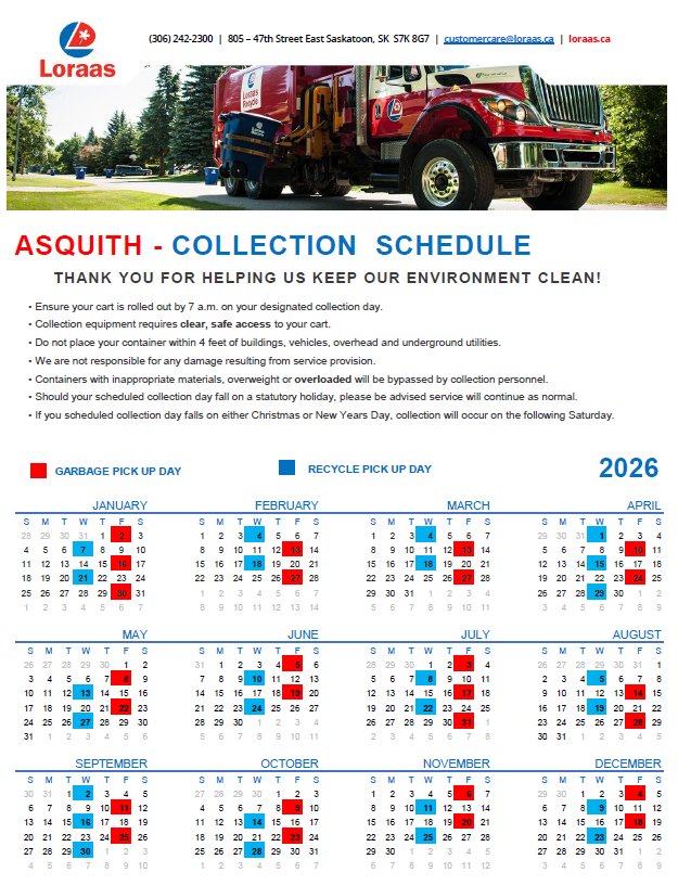 Asquith Collection Calendar 2026 Image File