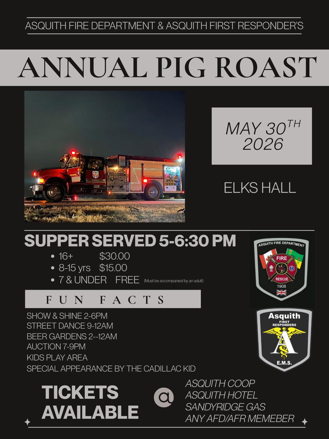 AFD Pig Roast Poster 2026