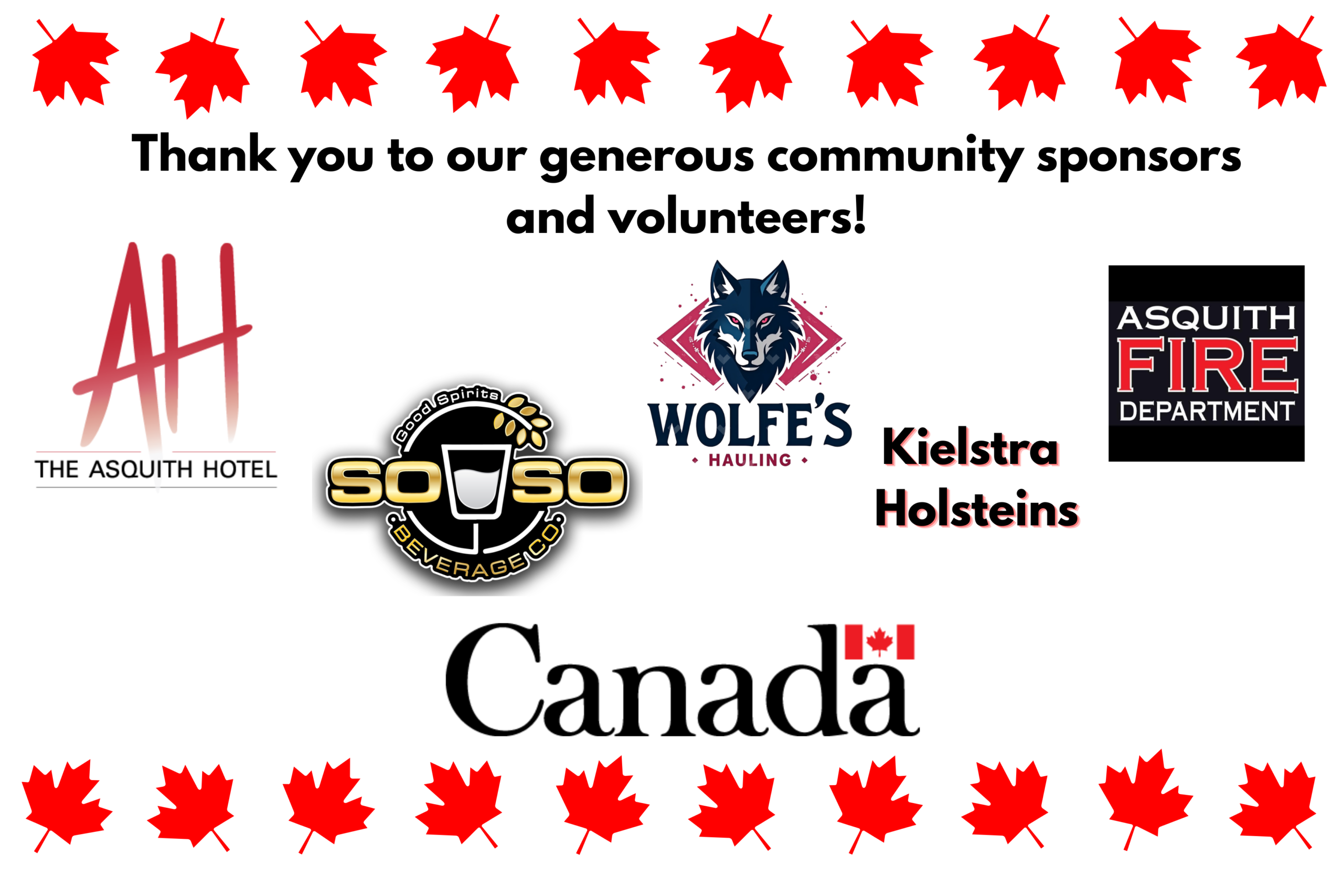 Thank you to our generous community sponsors! FINAL